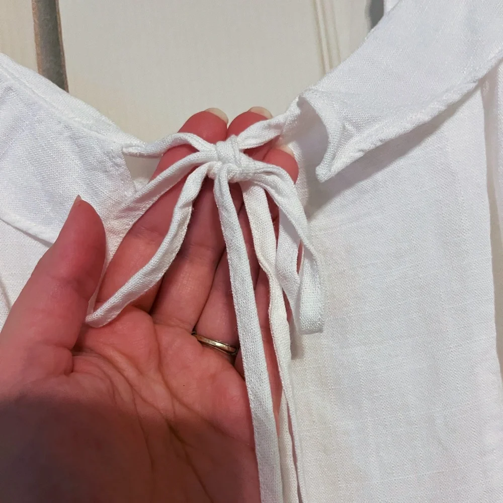 Ivory Lulu’s Ruffle Mini Dress - Picture 3 of 9